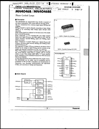 Click here to download MN4046BS Datasheet