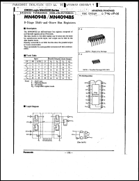 Click here to download MN4094BS Datasheet