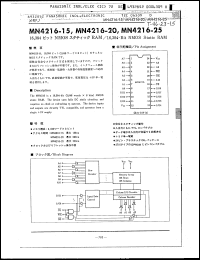 Click here to download MN4216-25 Datasheet