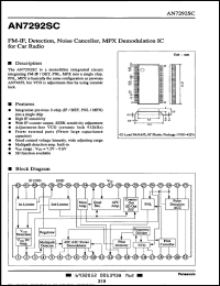 Click here to download AN7292SC Datasheet