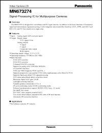 Click here to download MN673274 Datasheet