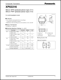 Click here to download XP03316 Datasheet