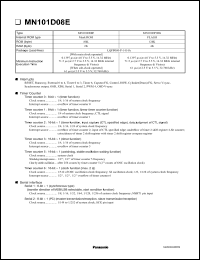 Click here to download MN101D08E Datasheet