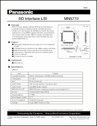 Click here to download MN5772 Datasheet