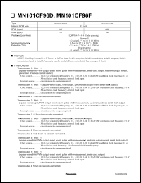 Click here to download MN101CF96F Datasheet