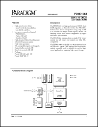 Click here to download PDM31564SA12TITY Datasheet