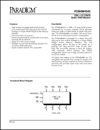 Click here to download PDM4M4040S12M Datasheet