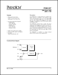 Click here to download PDM41257SA7SO Datasheet