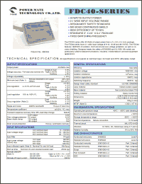 Click here to download FDC40-48T0515 Datasheet