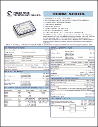 Click here to download TEM03-05D12 Datasheet
