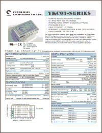 Click here to download YKC03-12D05 Datasheet