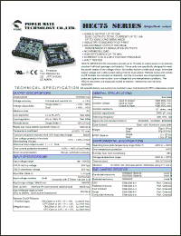 Click here to download HEC75-48D3305-N Datasheet