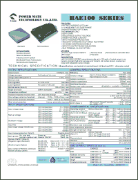 Click here to download HAE100-12S24 Datasheet