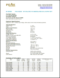 Click here to download P6CU-0505Z Datasheet