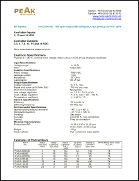 Click here to download P3AU-0505 Datasheet
