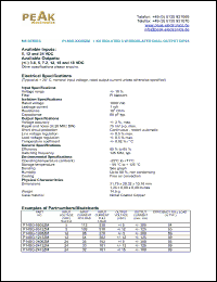 Click here to download P14SG-1205ZM Datasheet