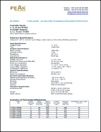 Click here to download P10DU-1205E Datasheet