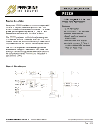 Click here to download PE3336-01 Datasheet