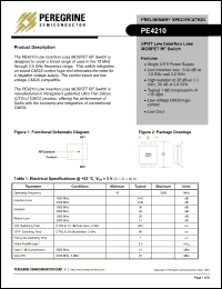 Click here to download PE4210-00 Datasheet