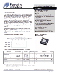 Click here to download PE4306-EK Datasheet