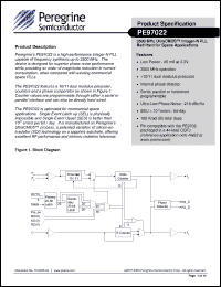 Click here to download PE97022 Datasheet
