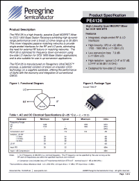 Click here to download PE4126-EK Datasheet