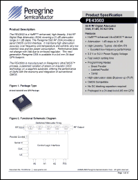Click here to download PE43503 Datasheet