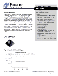 Click here to download PE43501 Datasheet