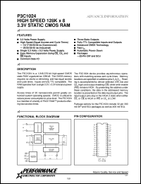 Click here to download P3C1024 Datasheet