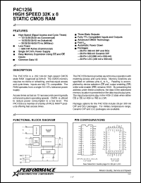 Click here to download P4C1256-35L28M Datasheet