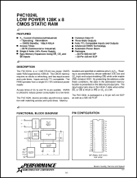 Click here to download P4C1024L-55PI Datasheet