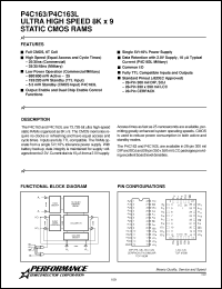 Click here to download P4C163L-25LM Datasheet