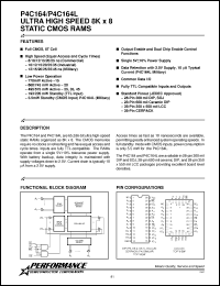 Click here to download P4C164-25DMB Datasheet