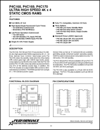 Click here to download P4C168-12SC Datasheet