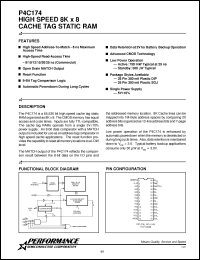 Click here to download P4C174-20PC Datasheet