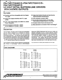Click here to download P54FCT3244DDMB Datasheet
