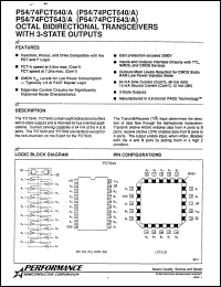 Click here to download P74FCT643ASO Datasheet