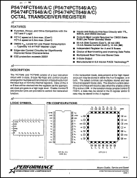 Click here to download P74FCT646TD Datasheet