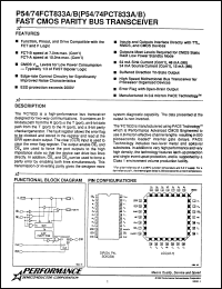 Click here to download P74FCT833ATL Datasheet