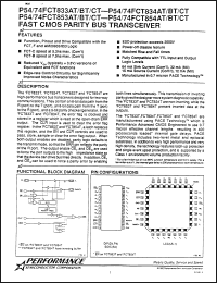 Click here to download P54FCT834CTDM Datasheet
