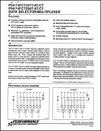 Click here to download P54FCT258ATDB Datasheet