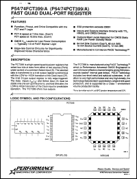 Click here to download P74FCT399CTP Datasheet