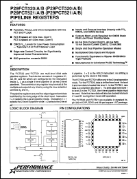 Click here to download P29FCT520AP Datasheet