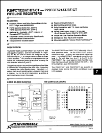 Click here to download P29FCT521ATL Datasheet