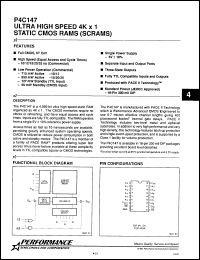Click here to download P4C147L12PC Datasheet