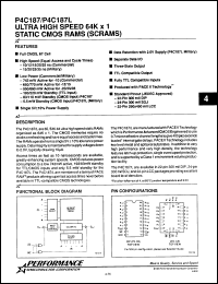 Click here to download P4C187L25LM Datasheet