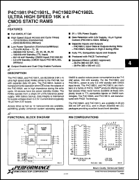 Click here to download P4C1982L45CC Datasheet