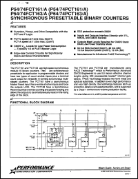 Click here to download P74FCT161ASO Datasheet