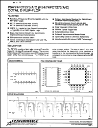 Click here to download P74FCT273CTLC Datasheet