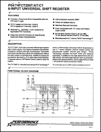 Click here to download P54FCT299ATLB Datasheet